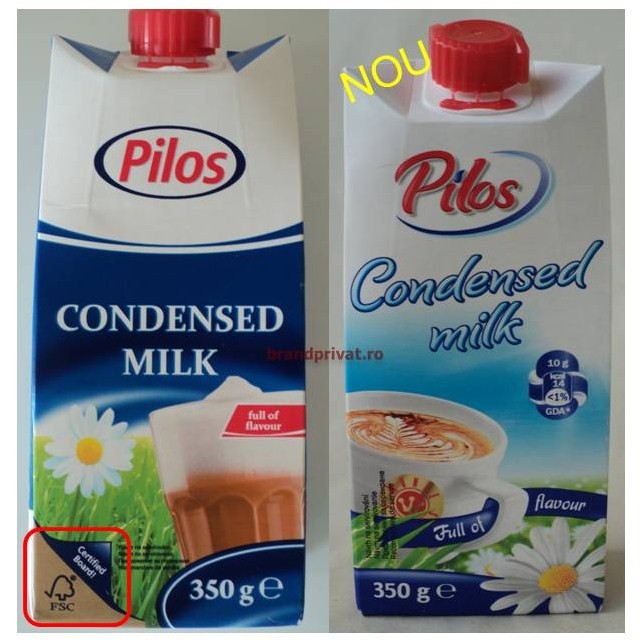 Lapte condensat Pilos