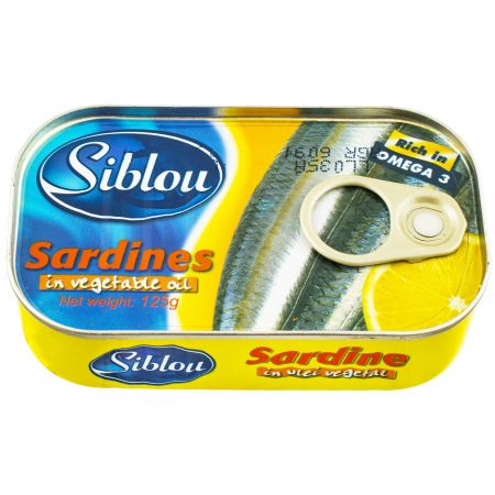 Conseva sardine in ulei vegetal Siblou