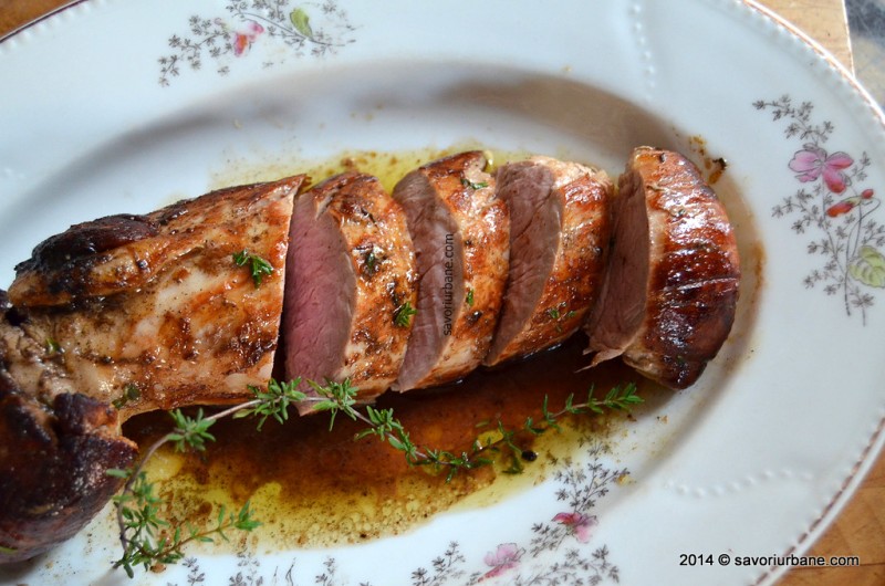Carne porc muschi file fript