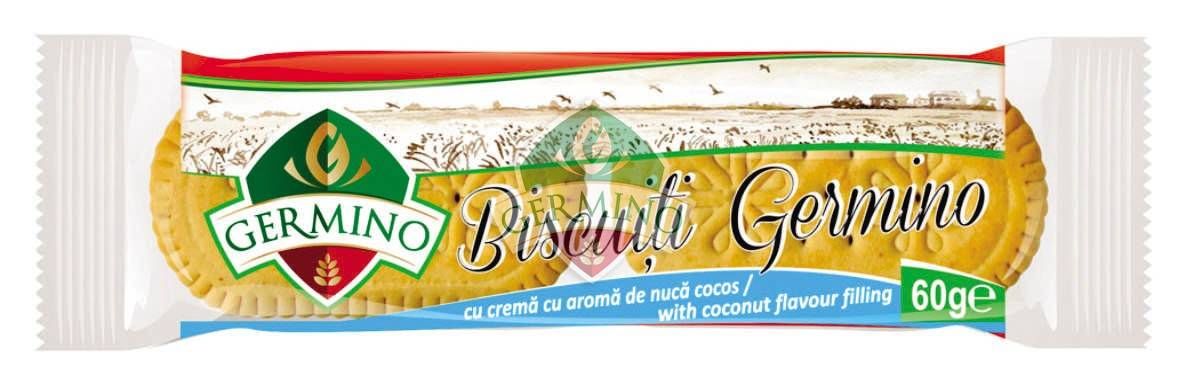 Biscuiti cacao cu crema vanilie Germino