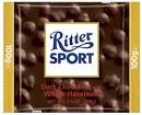 Ciocolata amaruie cu alune intregi Ritter Sport