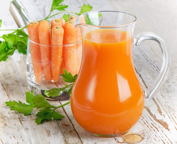 Suc natural de morcovi
