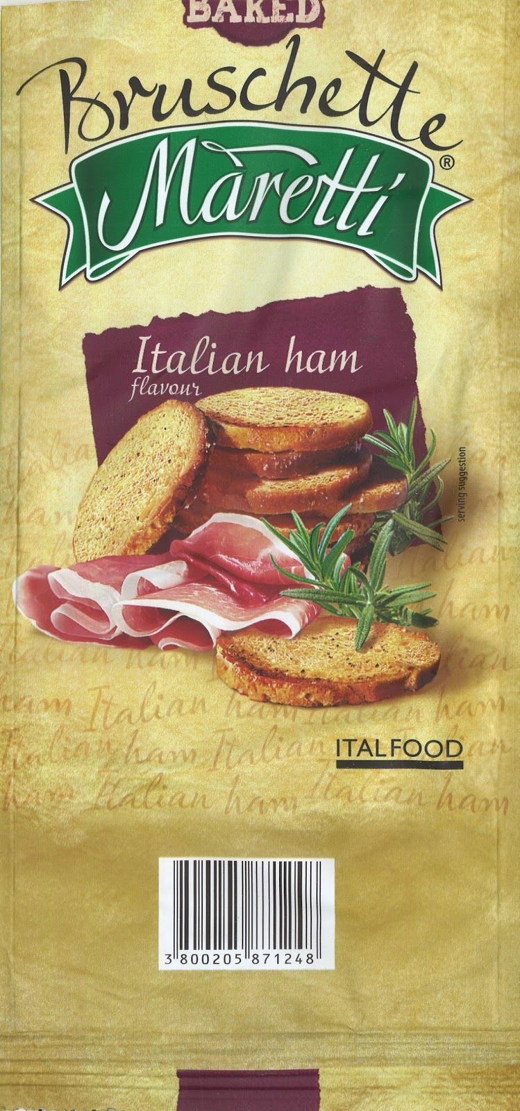 Bruschette cu gust de sunca Itlian Ham Flavour Maretti