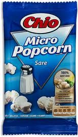 Popcorn pentru microunde cu sare Carrefour