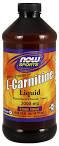 L-Carnitine lichida 3000 mg Now Foods