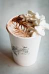 Second Cup - Hot Chocolate Medium Size With Whipped Cream (Light)