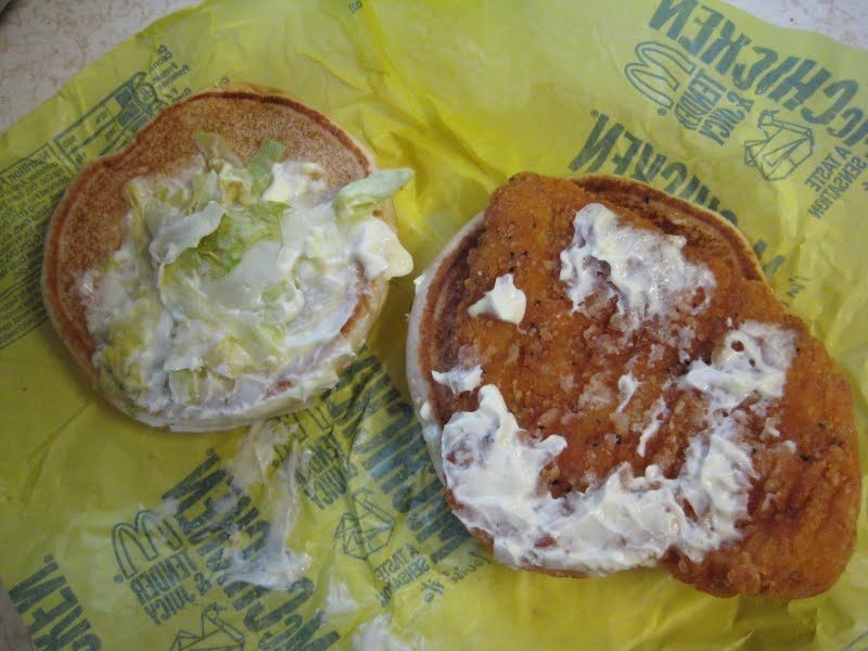 Mcdonalds - Mcchicken With No Mayonaise