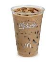 Mcdonalds - Iced Nonfat Hazelnut Latte, Medium Sized (Espresso With No