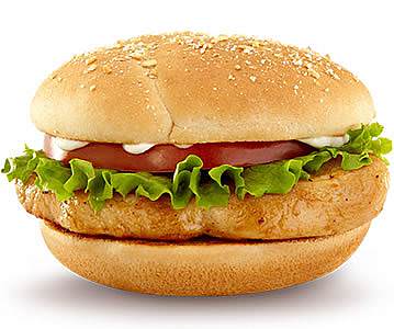 Mcdonalds - Premium Grilled Chicken Sandwich WO Mayo and WO the Top 