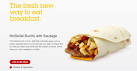 Mcdonald's (Canada) - Mcskillet Burrito With Sausage