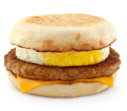 Mcdonalds - Mcdonalds Sausage Mcmuffin W Egg