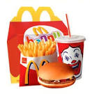 Mcdonald's (Canada) - Cheeseburger Happy Meal With Fries and An Orange