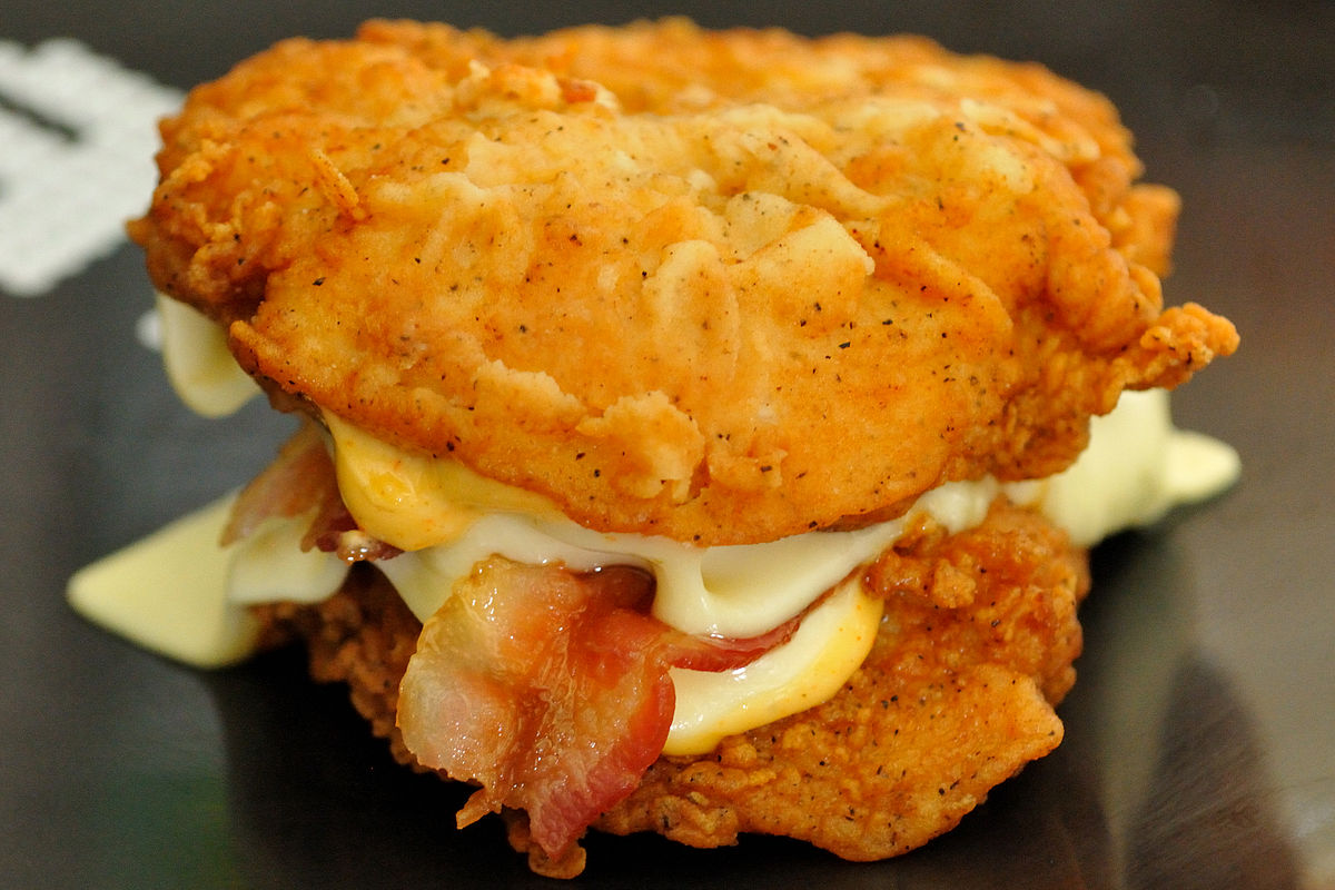 Kfc - Doubledown (Chicken, Bacon, Cheese and Sauce)
