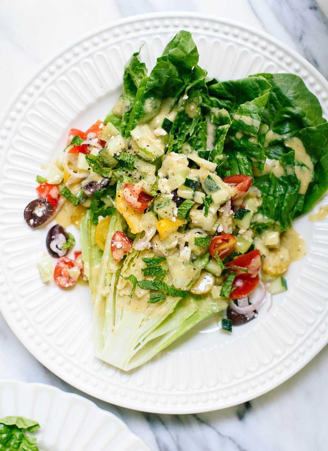 Kc - Salad (Romaine, Tomato, Lemon, Olive Oil)