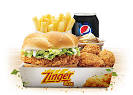 Kfc - Wicked Zinger Box Meal Inc. Zinger Burger, 2 Hot Wings, Reg Bbq 
