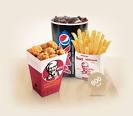 Kfc - Large Popcorn Chicken Meal With Pepsi