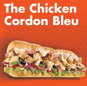 Subway's - Chicken Cordon Bleu Melt