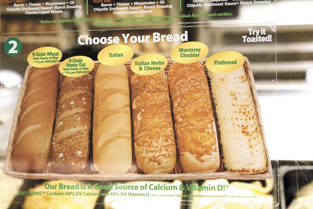Subway - 9 Grain Wheat Bread