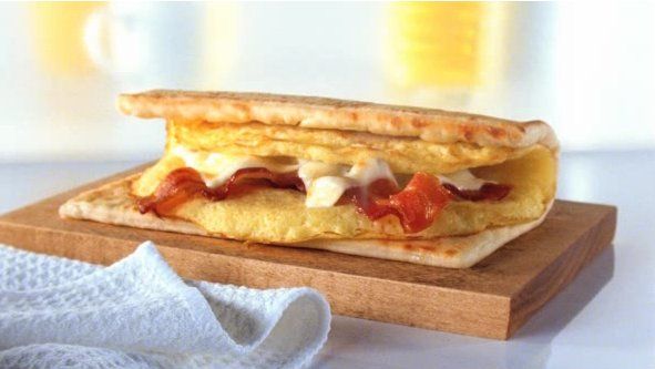 Subway Double Bacon Cheese Breakfast Wrap - Breakfast Wrap