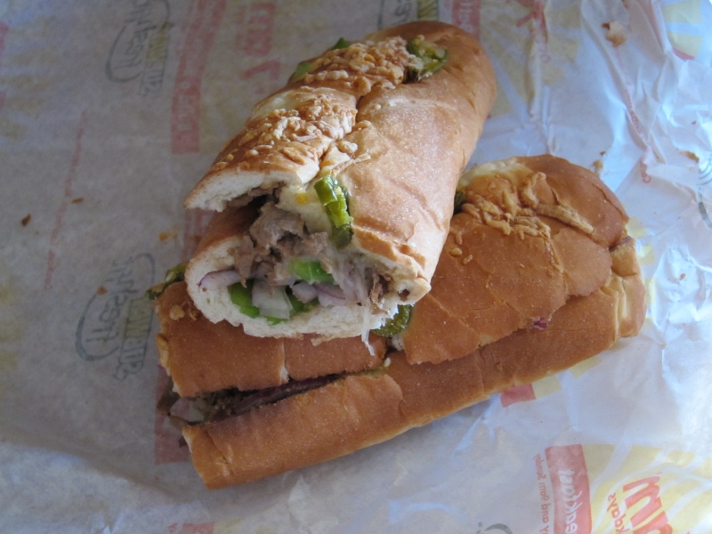 Subway - Fresh Toasted Steak and Cheese 6