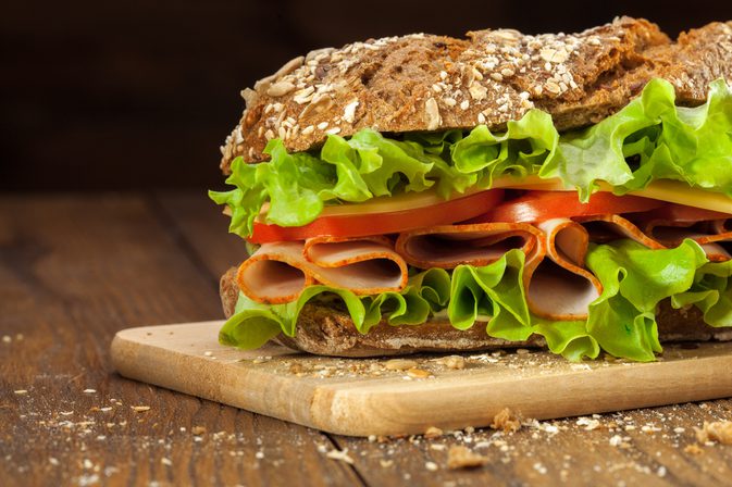 Subway - Wheat Bread - Wheat - Lettuce, Spinich, Tomatoe, Cucumber, Pi