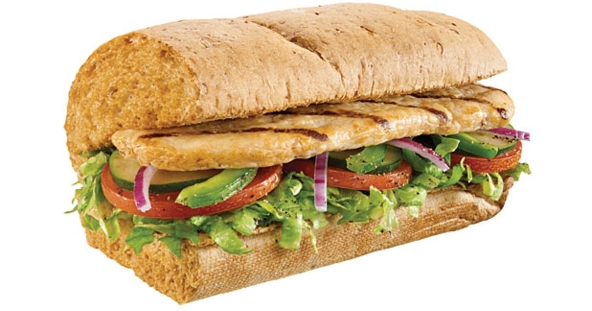 Subway Chicken - Oven Roasted Chicken Breast on Wheat, WNo Cheese, On
