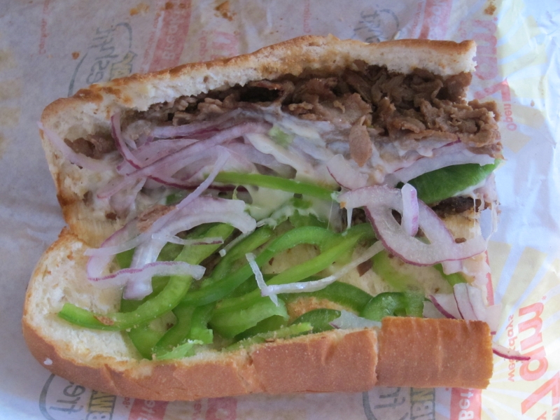 Subway - Double Meat Club All Veggies, No Chz or Dressing