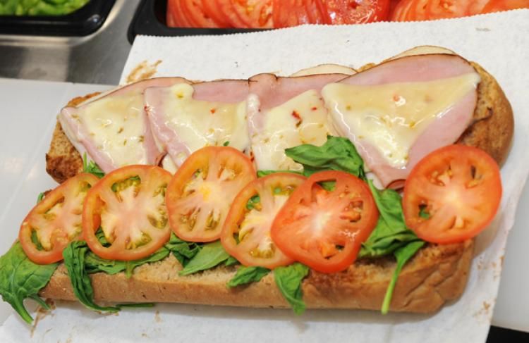 Subway Turkey Sandwich (6inch) - on Wheat With Light Mayo, Mustard, Le