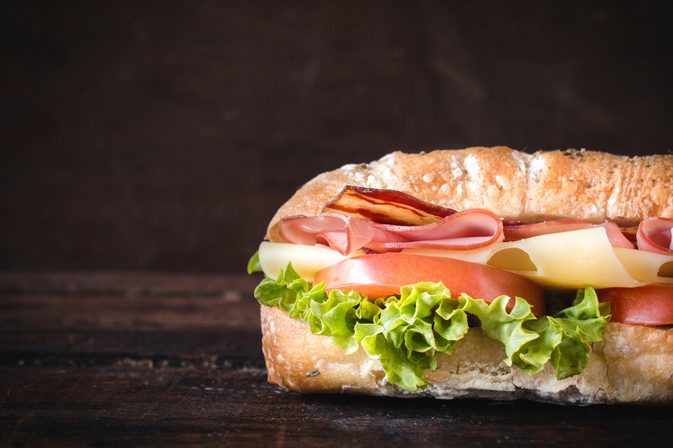 Subway - Cold Cut Combo With Lettuce, Tomato American Cheese Mayo and 
