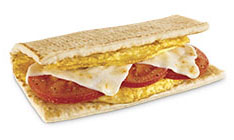Subway - Breakfast- Egg Muffin Melt (Double Bacon, Egg-Yellow, and Che