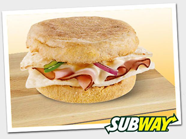 Subway - Sausage, Egg Whites, and Cheese Muffin Melt