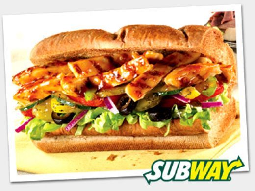 Subway - 6'' Grilled Chicken Teriyaki W\ Lettuce and No Sweet Onion Sc
