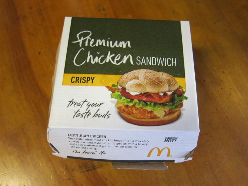 Mcdonalds - Crispy Chicken Club Sandwich W/O Bacon