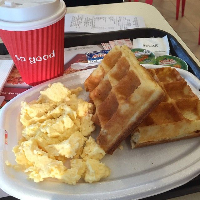 Kfc - Waffles and Egg Meal
