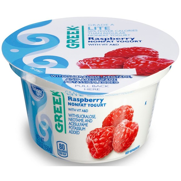 Qfc - Lite Nonfat Yogurt Raspberry