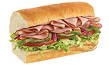 Subway 6 Inch - Black Forest Ham on Italian Cheese Bread W/Mustard and