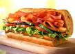 Subway's - Ham on Wheat, Veggies/L Mayo/Oil.Vinegar/American Cheese