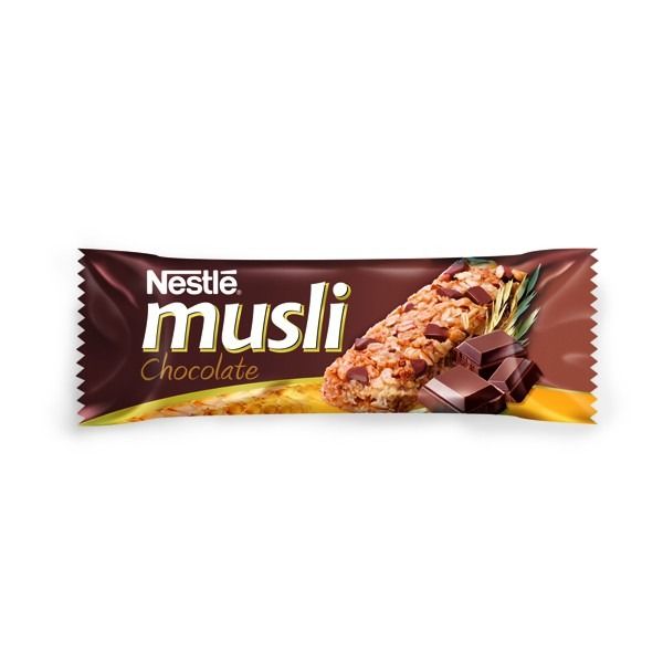 Baton de musli cu ciocolata Musli-Riegel Fit & Activ Plus