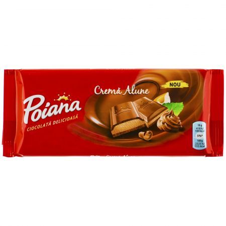 Ciocolata cu crema de alune 90g Poiana