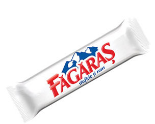 Baton de ciocolata cu stafide si rom 45g Fagaras