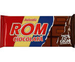 Ciocolata 75% cacao cu crema de rom 88g Rom