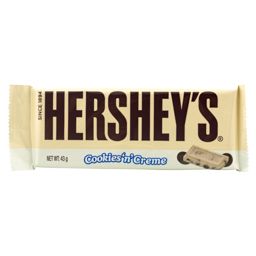 Baton cu ciocolata alba si bucati de biscuiti 53g Hershey's