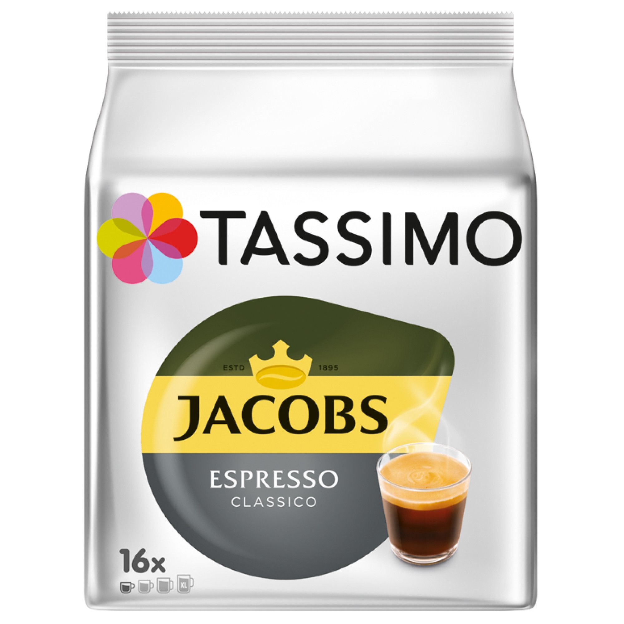 Cafea capsule Espresso Jacobs 16 bauturi 118.4g Tassimo