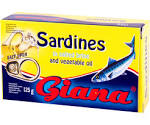 Sardine in suc propiu 125g Delhaize