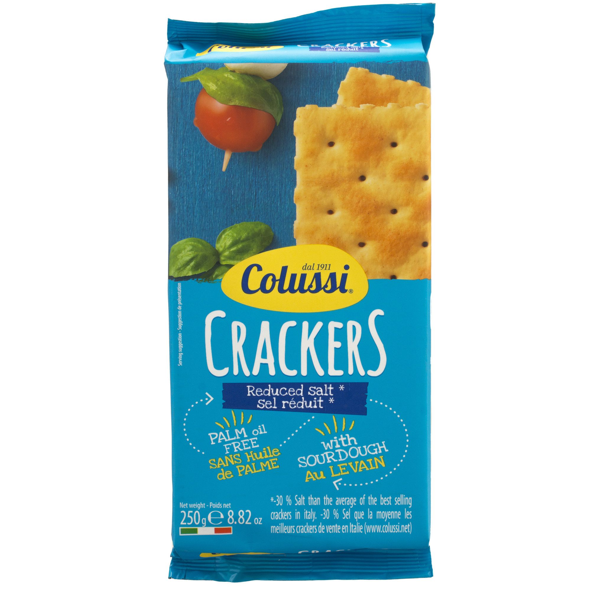 Crackers fara sare 250g Colussi