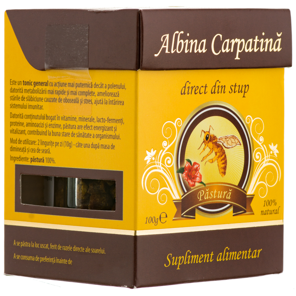 Supliment alimentar pastura la borcan 100g Albina Carpatina
