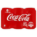 Bautura racoritoare carbogazoasa 6 doze 6x0.33l Coca-Cola