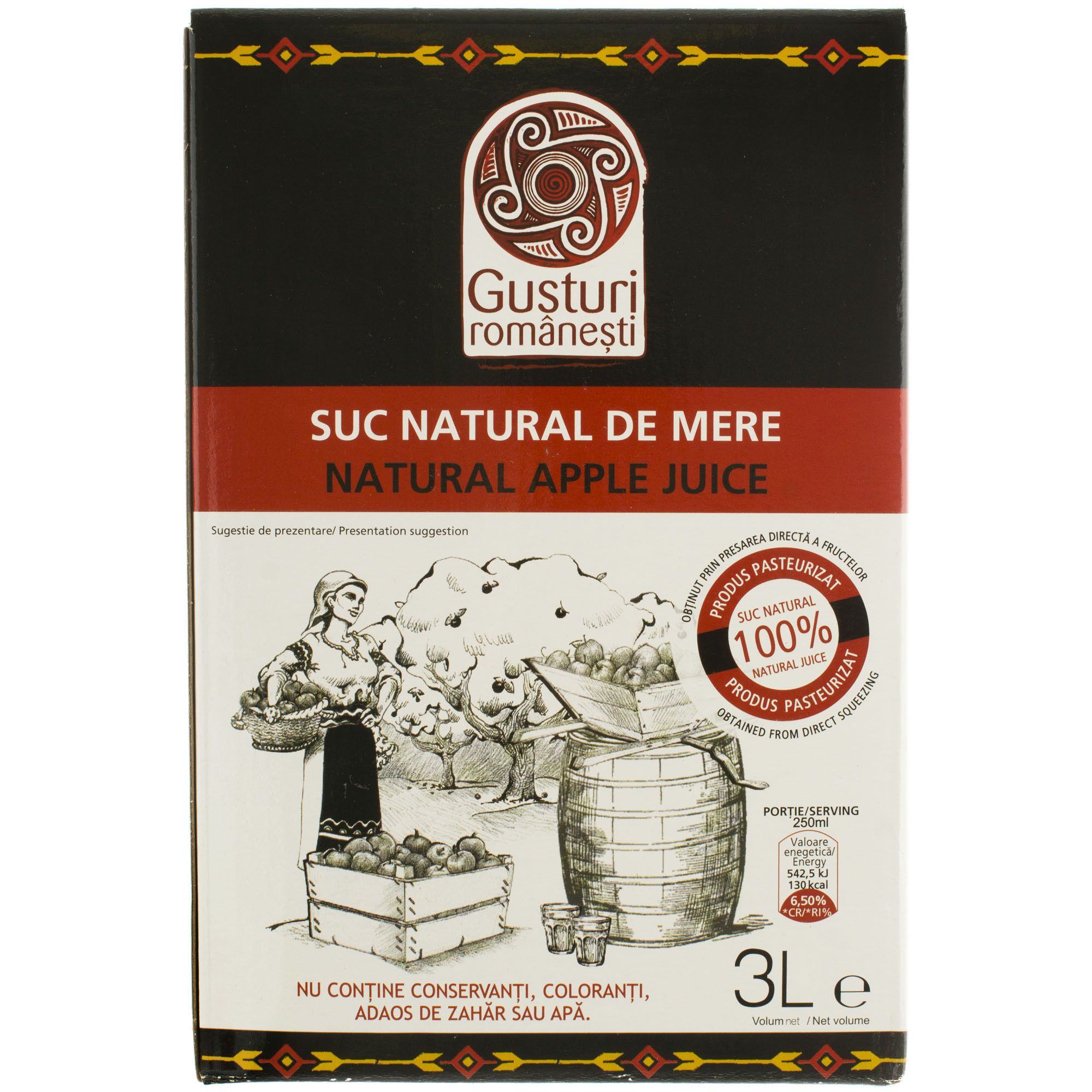 Suc natural de mere si visine 3l Gusturi romanesti