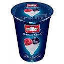 Iaurt cu bucati de mure si zmeura 3.6% grasime Pezzi 500g Muller