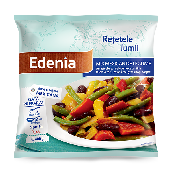 Mix mexican cu legume 400g Edenia
